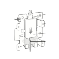 Miniatura 1 de KIT:WALL MOUNT BRACKET  CC5000-10  MK3XXX