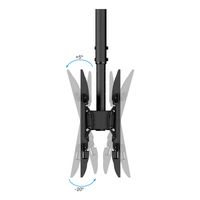 Miniatura 6 de Tooq LPCE2286TSLI-B Soporte techo 2 TV 43-86