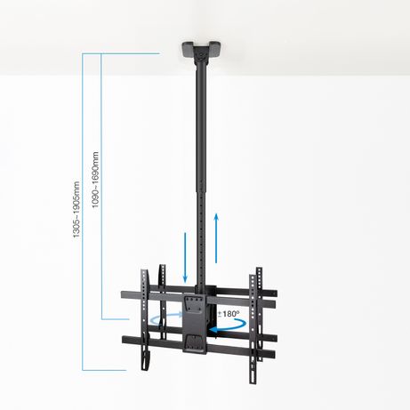 Tooq LPCE2286TSLI-XL-B Soporte techo 2 TV 43-86 - Imagen 5 de 9 Tooq LPCE2286TSLI-XL-B Soporte techo 2 TV 43-86 - Imagen 5 de 9
