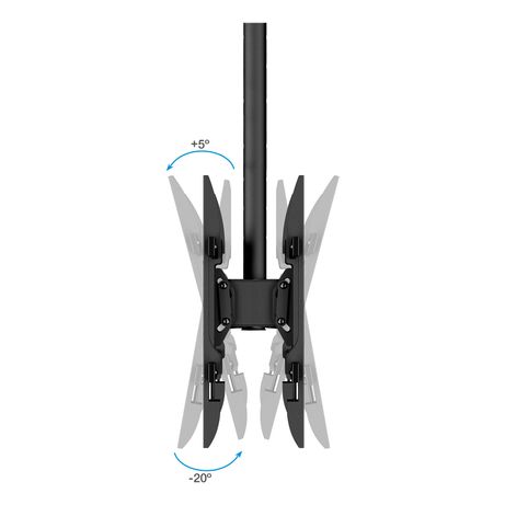 Tooq LPCE2286TSLI-XL-B Soporte techo 2 TV 43-86 - Imagen 6 de 9 Tooq LPCE2286TSLI-XL-B Soporte techo 2 TV 43-86 - Imagen 6 de 9