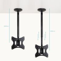 Miniatura 6 de SOPORTE DE TECHO TOOQ LPCE2301TSLI-B PANTALLA 23-42" MAX. 30KG VESA MAX. 200X200 GIRO 180º NEGRO