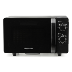 HORNO MICROONDAS SIN GRILL ORBEGOZO MI 2061 CE 20 LITROS NEGRO