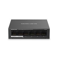 Miniatura 1 de SWITCH POE+ NO GESTIONABLE MERCUSYS MS106LP 6P 10/100 CON 4P POE+ 30W ETHERNET MINI DESKTOP