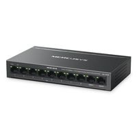 Miniatura 3 de SWITCH POE+ NO GESTIONABLE MERCUSYS MS110CMP 10P 10xRJ45 100Mbps 8xPoE+ 2xGbps 65W 250m