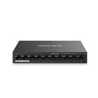 Miniatura 1 de SWITCH POE+ NO GESTIONABLE MERCUSYS MS110P 10P 10/100 CON 8P POE+ 65W ETHERNET MINI DESKTOP