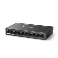 Miniatura 3 de SWITCH POE+ NO GESTIONABLE MERCUSYS MS110P 10P 10/100 CON 8P POE+ 65W ETHERNET MINI DESKTOP