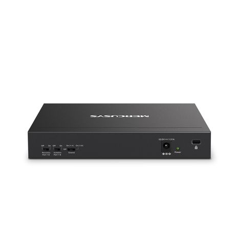 SWITCH POE+ NO GESTIONABLE MERCUSYS MS110P 10P 10/100 CON 8P POE+ 65W ETHERNET MINI DESKTOP - Imagen 4 de 4 SWITCH POE+ NO GESTIONABLE MERCUSYS MS110P 10P 10/100 CON 8P POE+ 65W ETHERNET MINI DESKTOP - Imagen 4 de 4