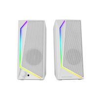 Miniatura 2 de ALTAVOCES 2.0 MARS GAMING MS72W WHITE 15W JACK 3.5mm ILUMINACION RGB CONTROL DE VOLUMEN ENTRADA JACK
