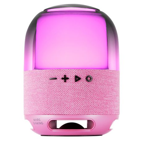 ALTAVOZ BLUETOOTH PORTABLE MARS GAMING MSFLOWP ROSA 15W DEEPBASS BT MicroSD RGB 360 BAT 6h - Imagen 2 de 3 ALTAVOZ BLUETOOTH PORTABLE MARS GAMING MSFLOWP ROSA 15W DEEPBASS BT MicroSD RGB 360 BAT 6h - Imagen 2 de 3