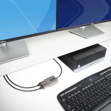 Hub Multiplicador MST de 2 Puertos DisplayPort - Divisor DP - Imagen 7 de 10 Hub Multiplicador MST de 2 Puertos DisplayPort - Divisor DP - Imagen 7 de 10