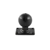 Miniatura 1 de RAM RECTANGULAR BASE WITH 2.25  RUBBER BALL