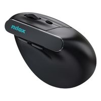 Miniatura 3 de Nilox Ratón Wir Vertical Rec. Silen 1600 DPI Negro