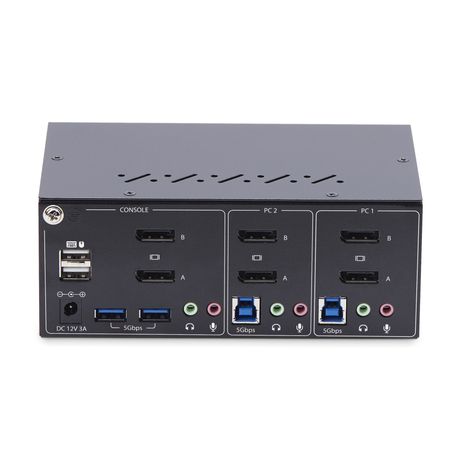 2-Port Dual-DisplayPort KVM Switch 4K - Imagen 2 de 5 2-Port Dual-DisplayPort KVM Switch 4K - Imagen 2 de 5
