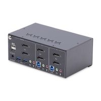 Miniatura 4 de 2-Port Dual-DisplayPort KVM Switch 4K