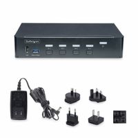 Miniatura 2 de Switch KVM de 4 Puertos DisplayPort - 4K 60Hz
