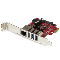 Miniatura 1 de 3Pt PCIe USB 3.0 Card+Gigabit Ethernet