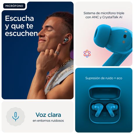AURICULARES MOTOROLA MOTO BUDS BASS BLUE - Imagen 16 de 17 AURICULARES MOTOROLA MOTO BUDS BASS BLUE - Imagen 16 de 17