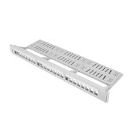 Miniatura 2 de PATCH PANEL LANBERG 24 PUERTOS 1U RACK 19 ORGANIZADOR MODULOS KEYSTONE GRIS