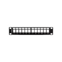 Miniatura 4 de PATCH PANEL LANBERG 12 PUERTOS 1U RACK 19-ORGANIZADOR MODULOS KEYSTONE NEGRO