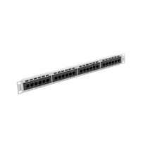 Miniatura 3 de PATCH PANEL LANBERG CAT.6 UTP 24 PUERTOS 1U RACK 19" GRIS