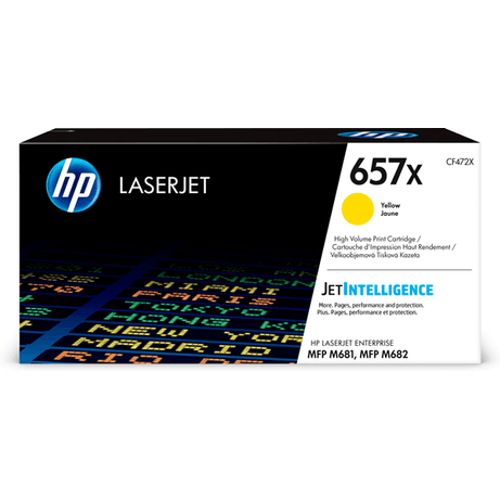 HP LaserJet Enterprise MFP M681 Toner Amarillo Alto 657X - Imagen 1 de 1 HP LaserJet Enterprise MFP M681 Toner Amarillo Alto 657X - Imagen 1 de 1