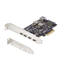 Miniatura 2 de Tarjeta PCIe de 5 Puertos USB de 10Gbps 4x USB-C / 1x USB-A