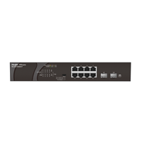 Miniatura 1 de SWITCH RUIJIE REYEE RG-ES110GDS-P GIGALAN 8p SFP 2p POE