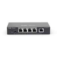 Miniatura 1 de Reyee Switch 5xGb RJ45 (4 PoE/POE+) 54W Steel