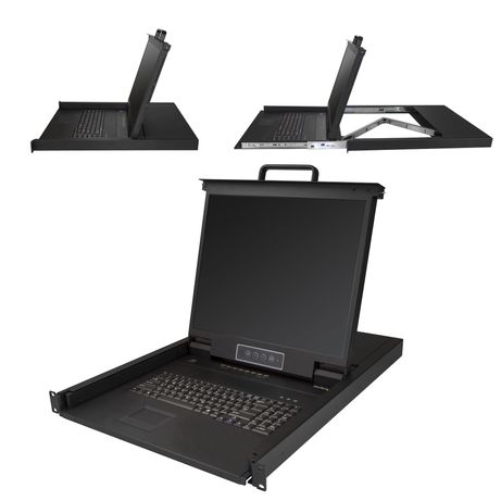 KVM Console 1U Rackmount/8PorVGA LCD/19" - Imagen 6 de 7 KVM Console 1U Rackmount/8PorVGA LCD/19" - Imagen 6 de 7