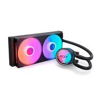 Miniatura 1 de NZXT KRAKEN CORE RGB - 240MM  AIO LIQUID COOLER WITH RGB CAP & RGB CORE FAN (BLACK) RL-KR24C-B1