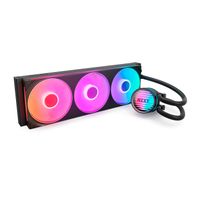 Miniatura 2 de NZXT KRAKEN CORE RGB - 360MM AIO LIQUID COOLER WITH RGB CAP & RGB CORE FAN (Black) RL-KR36C-B1
