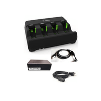 Miniatura 1 de 3600 BATTERY CHARGER KIT: INCLUDES 4 SLOT CHARGER (SAC3600-4001CR)    POWER SUPPLY (PWR-BGA12V50W0WW), DC LINE CORD (CBL-DC-451A1-01) & AC
