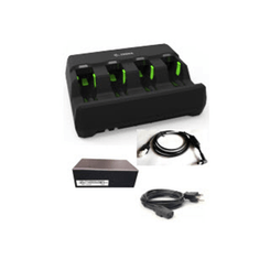 3600 BATTERY CHARGER KIT: INCLUDES 4 SLOT CHARGER (SAC3600-4001CR)    POWER SUPPLY (PWR-BGA12V50W0WW), DC LINE CORD (CBL-DC-451A1-01) & AC
