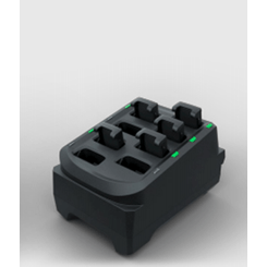 RS5100  8-SLOT SPARE BATTERY CHARGER  ALLOWS CHARGING OF 8 SPARE BATTERIES. REQUIRES PWR-BGA12V50W0WW  DC CABLE CBL-DC-388A1-01 AND 3-WIRE G