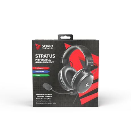 Savio Stratus Auriculares Al mbrico gancho de oreja Juego Negro - Imagen 3 de 14 Savio Stratus Auriculares Al mbrico gancho de oreja Juego Negro - Imagen 3 de 14