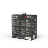 Miniatura 5 de Savio Stratus Auriculares Al  mbrico gancho de oreja Juego Negro