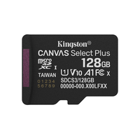 Miniatura 1 de MICROSD KINGSTON 128GB CL10 CANVAS SELECT PLUS