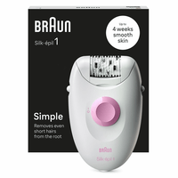 Miniatura 1 de DEPILADORA ELECTRICA BRAUN SILK-EPIL 1 SE1-000 CABLE 20 PINZAS