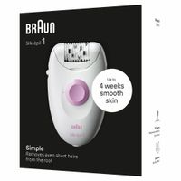 Miniatura 5 de DEPILADORA ELECTRICA BRAUN SILK-EPIL 1 SE1-000 CABLE 20 PINZAS