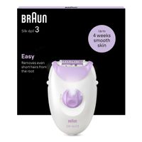 Miniatura 2 de DEPILADORA ELECTRICA BRAUN SILK-EPIL 3 SE3-000 RODILLO MASAJE LUZ SMARTLIGHT