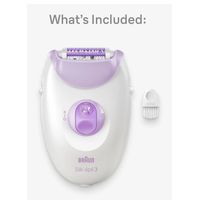 Miniatura 4 de DEPILADORA ELECTRICA BRAUN SILK-EPIL 3 SE3-000 RODILLO MASAJE LUZ SMARTLIGHT