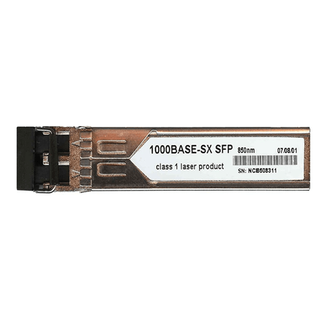 1000Base-SX Gigabit Ethernet optical transceiver SFP MSA). Supports mu - Imagen 1 de 1 1000Base-SX Gigabit Ethernet optical transceiver SFP MSA). Supports mu - Imagen 1 de 1