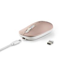 Miniatura 3 de MOUSE NGS WIRELESS Y BLUETOOTH SHELL RB 1600DPI NANO RECEPTOR USB 3 DISPOSITIVOS 3 CARCASAS DE COLORES MAGENTICAS