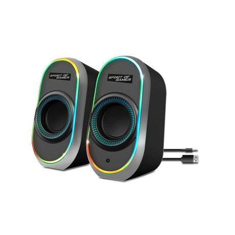 Spirit of Gamer Altavoz 2.0 FANATIC 500 RGB Black - Imagen 2 de 6 Spirit of Gamer Altavoz 2.0 FANATIC 500 RGB Black - Imagen 2 de 6