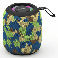 Miniatura 1 de ALTAVOZ PORTATIL GEMBIRD 8W BT LED RGB CAMUFLAJE