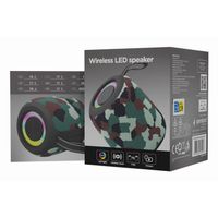 Miniatura 2 de ALTAVOZ PORTATIL GEMBIRD 8W BT LED RGB CAMUFLAJE