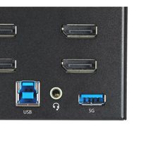 Miniatura 9 de 2-Pt Quad Monitor DisplayPort KVM Switch