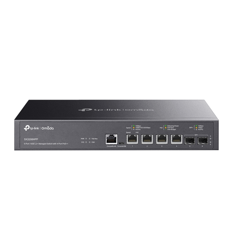 TP-Link SX3206HPP Switch 4x10G PoE++ 2x10Gb SFP - Imagen 1 de 6 TP-Link SX3206HPP Switch 4x10G PoE++ 2x10Gb SFP - Imagen 1 de 6
