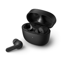 Miniatura 1 de AURICULARES INTRAUDITIVOS BLUETOOTH PHILIPS TAT2206BK/00 BLACK IPX4 ESTUCHE DE CARGA