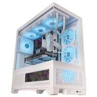 Miniatura 5 de CAJA ATX SEMITORRE MARS GAMING MCLCDX BLANCO CRISTAL TEMPLADO CONTINUO LCD GPU 425mm 3x2.5 o 3x3.5
